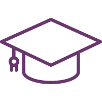 Illustration of graduation cap